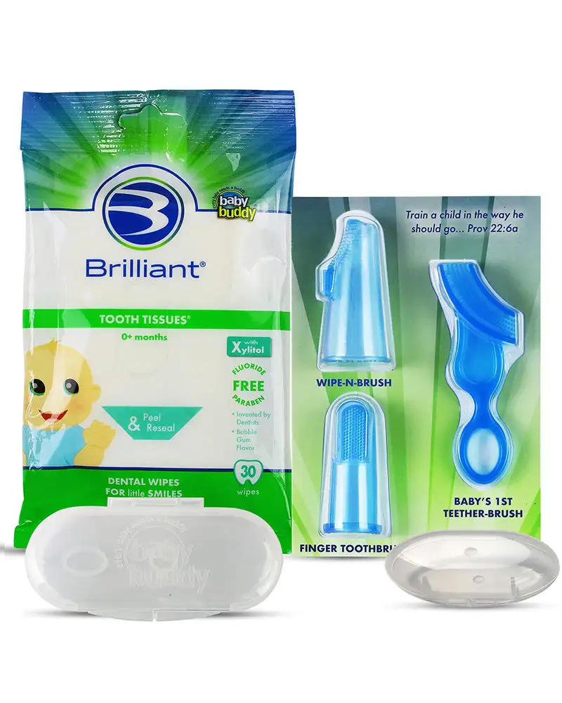 Kit dentaire brilliant pour nourrissons bleu_1505. DIAYTAR COTE D'IVOIRE - Où Choisir Devient un Acte de Découverte. Découvrez notre gamme et choisissez des produits qui éveillent votre curiosité et élargissent vos horizons.