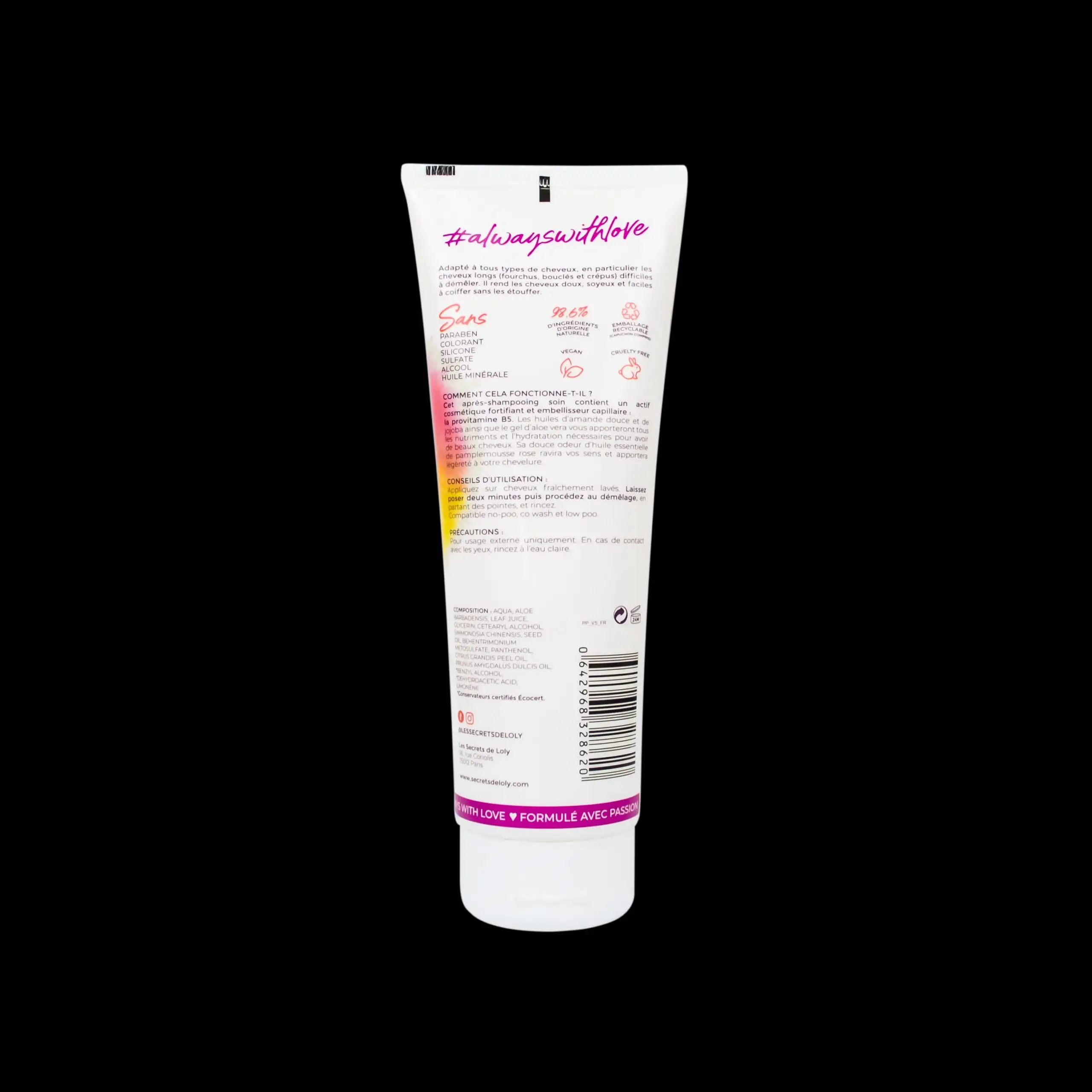 Les secrets de loly pink paradise apres shampoing 250ml_6248. DIAYTAR COTE D'IVOIRE - Votre Destination Shopping pour Tous. Parcourez notre boutique en ligne et découvrez une variété de produits pour satisfaire tous vos besoins et désirs.