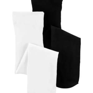Lot de 2 collants blanc noir_8681. DIAYTAR COTE D'IVOIRE - Votre Plateforme Shopping Engagée. Explorez notre catalogue et choisissez des produits qui reflètent notre dévouement envers la qualité et la satisfaction du client.