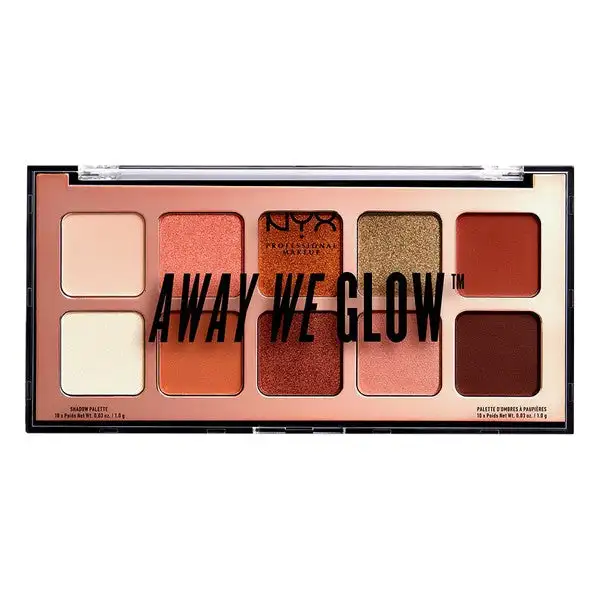 Palette de fards a paupieres away we glow nyx 10 x 1 g_7138. DIAYTAR COTE D'IVOIRE - Là où Chaque Produit a son Histoire. Découvrez notre gamme de produits, chacun portant en lui le récit de l'artisanat et de la passion, pour vous offrir une expérience de shopping authentique.