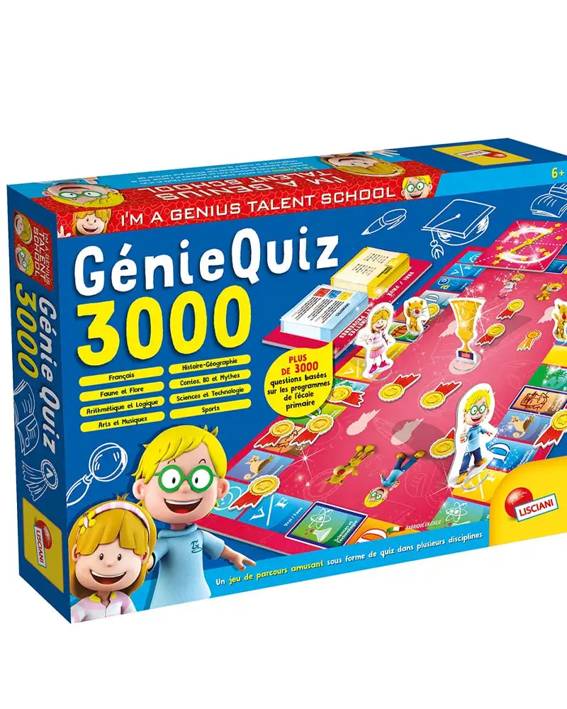 Petit genie genie quiz 3000 6ans_2307. DIAYTAR COTE D'IVOIRE - Où l'Élégance Rencontre l'Authenticité. Naviguez à travers notre boutique en ligne et choisissez des produits qui incarnent le style et la tradition du Côte d'Ivoire.