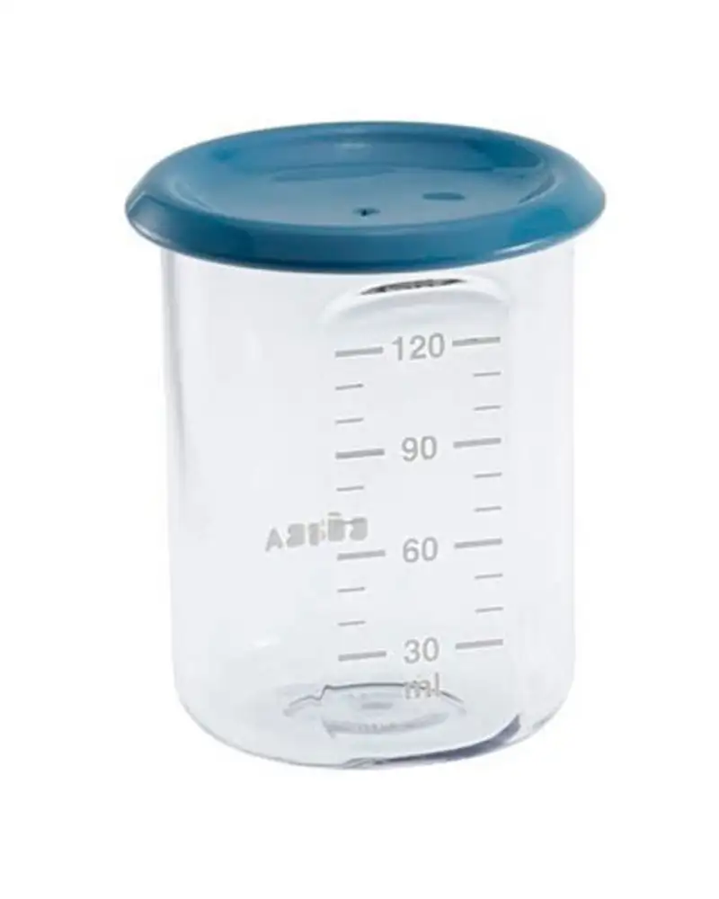 Pot baby portion beaba 120ml bleu marine_2258. DIAYTAR COTE D'IVOIRE - L'Art de Vivre le Shopping Inspiré. Parcourez notre catalogue et choisissez des produits qui reflètent votre passion pour la beauté et l'authenticité.
