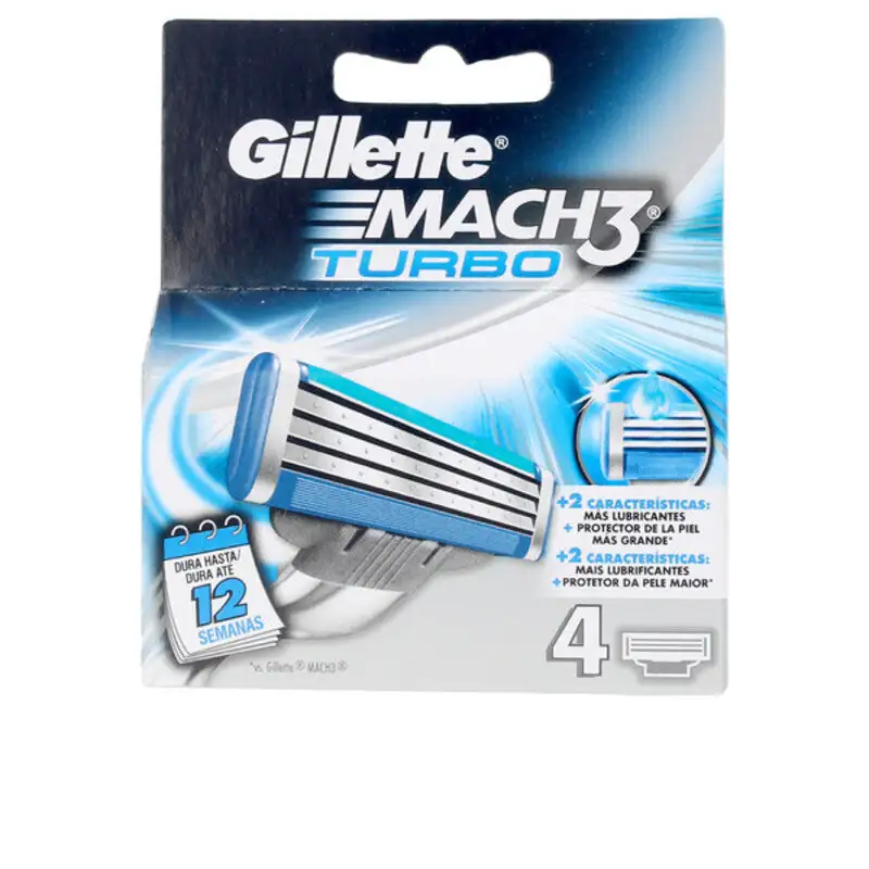 Recharge de lames de rasage gillette mach 3 turbo 4 pieces_7170. Votre Destination de Choix: DIAYTAR COTE D'IVOIRE - Où l'Authenticité Rencontre la Commodité. Faites l'expérience de magasiner en ligne pour des articles qui incarnent la richesse culturelle et la modernité du Côte d'Ivoire.
