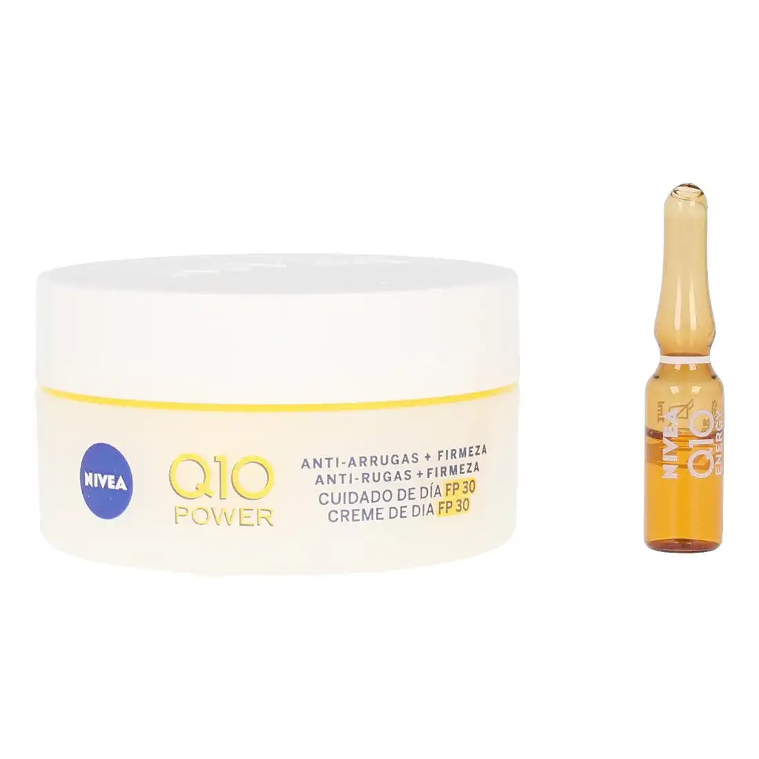 Set de cosmetique unisexe nivea q10 spf 30 2 pcs_8924. DIAYTAR COTE D'IVOIRE - L'Art de Vivre le Shopping Authentique. Découvrez notre boutique en ligne et trouvez des produits qui célèbrent la culture et l'héritage du Côte d'Ivoire.