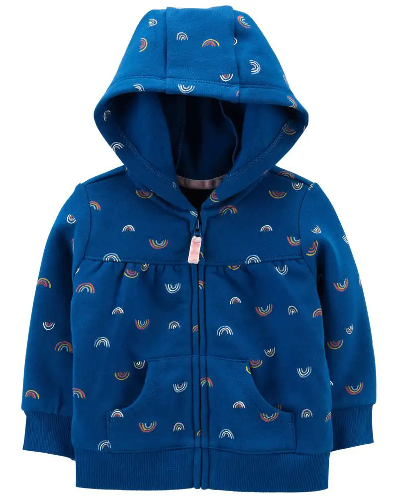Sweat a capuche zippe en polaire arc en ciel_2249. DIAYTAR COTE D'IVOIRE - Votre Passage vers l'Exceptionnel. Explorez notre boutique en ligne, où chaque produit est choisi avec soin pour offrir une expérience de shopping inoubliable.