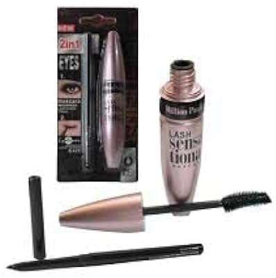 Mascara et eye liner 2 en 1 sensationnel waterproof allongeant et volumateur pour un effet. DIAYTAR COTE D'IVOIRE  - La boutique en ligne qui rend le shopping abordable! Découvrez notre sélection de produits discount, comprenant des équipements informatiques, des appareils électroménagers, des vêtements tendance et bien plus encore, tous à des prix défiant toute concurrence.