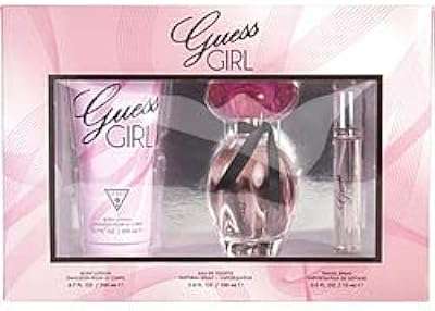 Coffret guess girl pour femme bl 200ml+edt 100ml +edt mini 15ml. DIAYTAR COTE D'IVOIRE  vous propose une expérience d'achats en ligne unique. Découvrez notre sélection de produits discount allant de la maison à l'électroménager, de l'informatique à la mode, sans oublier les gadgets les plus en vogue. Ne dépensez pas plus que nécessaire et trouvez tous vos articles préférés à des prix incroyables !