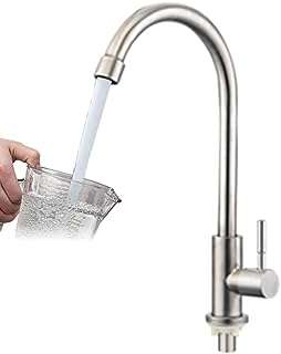 Robinet de cuisine paokemo en acier inoxydable 304 d'eau froide simple pour et salle. DIAYTAR COTE D'IVOIRE  - votre adresse en ligne pour des achats malins. Profitez de nos prix réduits sur une large gamme de produits, d'une sélection d'articles pour la maison aux dernières tendances de la mode, en passant par les équipements électroniques et les accessoires informatiques. Sans compromis sur la qualité, nous rendons le shopping abordable pour tous.