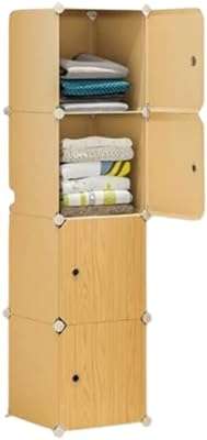 Armoire de rangement en plastique supar cube avec portes pour vêtements chaussures et jouets. DIAYTAR COTE D'IVOIRE  - votre destination pour des produits de qualité à prix réduits. Parcourez notre boutique en ligne pour trouver des offres exceptionnelles sur des articles de maison, d'électroménager, de mode et de gadgets, et économisez tout en enchérissant votre style de vie.