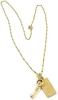 Collier femme en acier inoxydable doré 80 cm (référence : 3n1t066rc). Découvrez DIAYTAR COTE D'IVOIRE, la référence en matière d'achat malin en ligne, vous proposant une large gamme de produits allant de la mode aux articles informatiques, avec des réductions exceptionnelles.