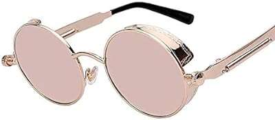 Lunettes de soleil rondes en métal steampunk rétro vintage avec protection. Faites des économies sans compromis sur la qualité avec DIAYTAR COTE D'IVOIRE . Notre boutique en ligne propose une variété de produits discount de la maison à l'électroménager, en passant par l'informatique et les accessoires de mode. Soyez à l'affût des offres spéciales et des remises exceptionnelles pour réaliser de bonnes affaires !