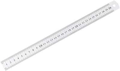Règle en métal de 30 cm échelle double face en acier inoxydable pour l'école le bureau. DIAYTAR COTE D'IVOIRE  - votre guichet unique en ligne pour des produits discount irrésistibles. Parcourez notre large éventail de gadgets innovants, d'équipements ménagers pratiques et de vêtements tendance à prix cassés. Ne manquez pas cette opportunité de faire de bonnes affaires et de réaliser des économies considérables.