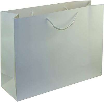 Sacs cadeaux blancs avec poignées 12 sacs de fête à paillettes mates en papier. Besoin de produits à petit prix ? DIAYTAR COTE D'IVOIRE  vous propose une large sélection d'articles discount, allant de la maison à l'électroménager en passant par l'informatique, la mode et les gadgets. Faites des économies en faisant vos achats chez nous !