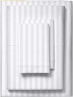 Draps de lit rayés en satin 100 % coton égyptien 600. Préparez-vous à des économies massives avec DIAYTAR COTE D'IVOIRE . Nous offrons une sélection variée de produits discount, allant des articles ménagers aux gadgets en passant par l'électronique et la mode. Achetez intelligemment et profitez de prix avantageux sur tous vos achats chez nous.