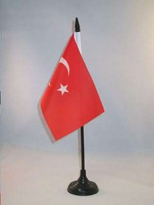 Drapeau de table az flag turquie 4" x 6" bureau. DIAYTAR COTE D'IVOIRE, la boutique en ligne où vous trouverez tout ce dont vous avez besoin à petit prix ! Profitez de notre sélection discount de produits pour la maison, l'électroménager, l'informatique, la mode et les gadgets, sans pour autant compromettre la qualité. Faites de bonnes affaires tout en profitant d'une expérience de shopping pratique et sécurisée.
