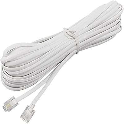 Rallonge téléphonique fixe faite à la main avec fiches rj11 6p4c. À la recherche de bonnes affaires en ligne ? Ne cherchez plus ! DIAYTAR COTE D'IVOIRE  vous offre un vaste choix de produits discount, de la maison à l'électroménager, en passant par l'informatique et la mode. Faites-vous plaisir à des prix incroyables et découvrez notre sélection dès maintenant.