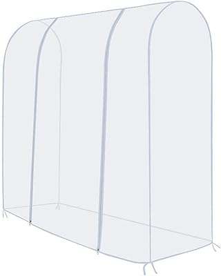 Housse pour porte vêtements tzppl de 6 pieds avec barrière de protection et fermeture. Découvrez DIAYTAR COTE D'IVOIRE  et profitez de notre sélection exceptionnelle de produits discount à des prix imbattables. Que vous recherchiez des appareils électroménagers de qualité, des gadgets high-tech dernier cri ou des accessoires de mode à petit prix, vous trouverez tout cela dans notre boutique en ligne.