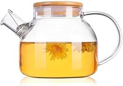Théière en verre 1chase® avec couvercle en bambou et infuseur amovible parfaite pour les thés. Mettez fin à la chasse aux bons plans en ligne grâce à DIAYTAR COTE D'IVOIRE . Profitez de notre large éventail de produits discount dans les domaines de la maison, de l'électroménager et bien plus encore. Avec des remises incroyables et des offres spéciales régulières, faites de bonnes affaires sans compromis sur la satisfaction.