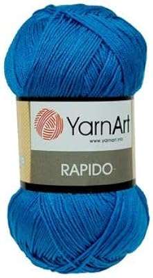 Art rapido tricoté à la main (bleu) microfibre 100% acrylique. Faites de bonnes affaires dès aujourd'hui avec DIAYTAR COTE D'IVOIRE  ! Parcourez notre boutique en ligne généraliste où vous trouverez une large gamme de produits discount, des articles pour la maison à l'électroménager, en passant par l'informatique et la mode. Profitez de nos prix compétitifs et offrez-vous des produits de qualité à moindre coût.