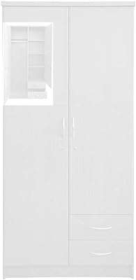Furniture4us armoire en bois à 2 portes armoire d'ingénierie avec tiroirs. Get more bang for your buck at DIAYTAR COTE D'IVOIRE, the leading online store for discounted products. With a diverse range of items, including household essentials, electronics, fashionable clothing, and trendy gadgets, our store guarantees remarkable savings without compromising on quality or style. Shop smart and save big with us today.