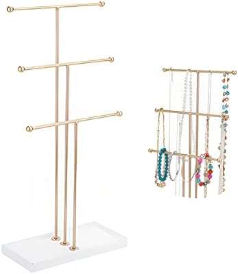 Présentoir à bijoux suspendu 3 niveaux en forme de t organisateur plusieurs pour colliers. Optez pour DIAYTAR COTE D'IVOIRE, votre boutique en ligne de confiance pour des achats à petits prix ! Découvrez notre catalogue diversifié comprenant des produits discount de qualité, allant de l'électroménager à la mode en passant par les gadgets. Profitez de nos offres exceptionnelles pour donner une nouvelle dynamique à votre quotidien sans vous ruiner.