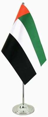 Drapeau de table des émirats arabes unis avec drapeau du baba. DIAYTAR COTE D'IVOIRE, votre destination en ligne pour des achats malins : explorez nos catégories variées telles que la maison, l'électroménager, l'informatique et la mode, et découvrez des produits discount à prix défiant toute concurrence. Faîtes-vous plaisir sans vous ruiner avec DIAYTAR COTE D'IVOIRE !