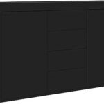 Vedaxel tiroir buffet rangement chambre maison salon meubles noir bois d'ingénierie. En quête des dernières tendances en matière d'informatique à prix abordable ? DIAYTAR COTE D'IVOIRE  est là pour vous ! Explorez notre sélection d'ordinateurs portables, de tablettes et de périphériques informatiques pour trouver les produits les plus performants à des prix attractifs.