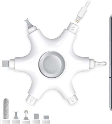 Kit d'outils multifonctions tout en un outil de nettoyage et de réparation pour airpods. Découvrez DIAYTAR COTE D'IVOIRE, votre destination incontournable pour des achats discount en ligne. Notre magasin généraliste propose une vaste gamme de produits, allant des articles ménagers pratiques aux appareils électroménagers de pointe, en passant par les gadgets multimédias les plus récents et les vêtements tendance. Faites des économies substantielles tout en vous offrant des produits de la plus haute qualité !