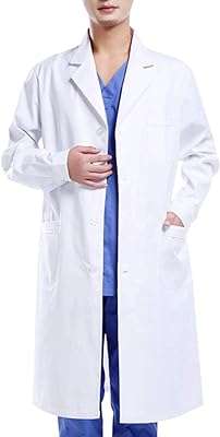 Hommes femmes médecins couture médicale blouse de laboratoire à manches longues. DIAYTAR COTE D'IVOIRE  - votre guichet unique pour des achats discount en ligne. Parcourez notre catalogue diversifié et trouvez des produits de qualité à des prix incroyables. Avec notre large sélection allant de la maison à l'informatique en passant par l'électroménager, vous trouverez toujours ce dont vous avez besoin chez nous.