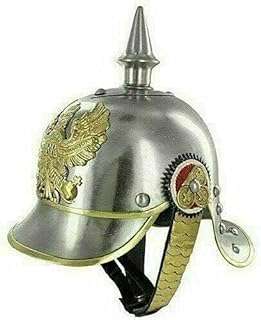 Casque en laiton et acier pickelhaube armure médiévale allemande. Ne ratez pas les bonnes affaires chez DIAYTAR COTE D'IVOIRE, votre boutique en ligne discount pour tous vos besoins. Explorez notre gamme complète de produits pour la maison, l'électroménager, l'informatique, la mode et les gadgets, et profitez des meilleurs prix du marché sans compromis sur la qualité.