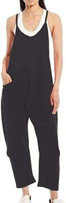 Salopette ample sans manches pour femme aegean avec bretelles réglables pantalon. DIAYTAR COTE D'IVOIRE  vous offre un large choix de produits discount, allant des appareils électroménagers dernier cri aux vêtements à la mode en passant par les gadgets les plus innovants. Faites vos achats en ligne en toute simplicité et bénéficiez de prix avantageux pour équiper votre maison avec style, sans vous ruiner.