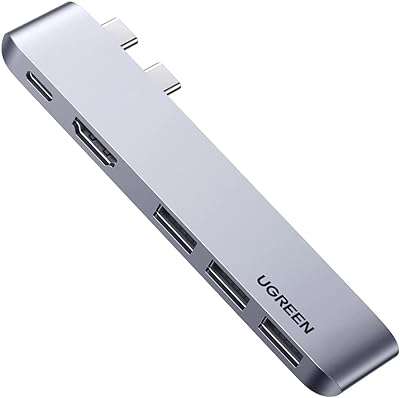 Hub usb c ugreen 5 en 2 pour macbook pro 2022 m1 dual type c avec hdmi. Parcourez la boutique en ligne DIAYTAR COTE D'IVOIRE  et plongez dans un univers de bonnes affaires. Que vous ayez besoin de nouveaux appareils électroménagers, d'une garde-robe tendance ou des dernières nouveautés en matière de technologie, notre large gamme de produits discount vous offre la possibilité de faire des économies tout en vous faisant plaisir. Avec DIAYTAR COTE D'IVOIRE, profitez des meilleurs prix sans jamais compromettre la qualité.
