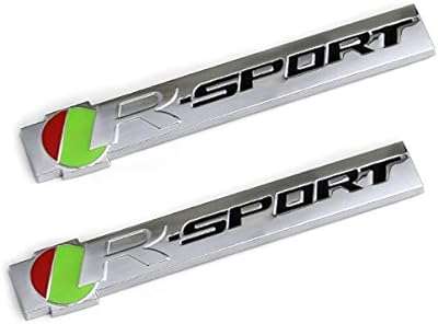 2 pièces de voiture en métal chromé r sport emblème insigne autocollant adapté pour jaguar. DIAYTAR COTE D'IVOIRE  - Le paradis des bonnes affaires en ligne ! Avec notre large éventail de produits discount, vous trouverez tout ce dont vous avez besoin à des prix incroyablement bas. Des articles pour la maison aux appareils électroménagers, des ordinateurs aux vêtements à la mode, des gadgets uniques aux accessoires indispensables, nous sommes votre guichet unique pour des économies inégalées !