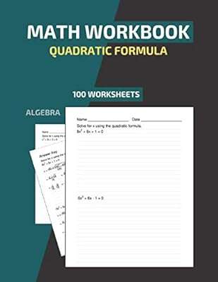 Cahier d'exercices mathématiques formule quadratique algèbre 100 feuilles de travail. Achetez intelligemment chez DIAYTAR COTE D'IVOIRE  et profitez de notre vaste sélection de produits discount. De la décoration pour votre maison aux ustensiles de cuisine en passant par les appareils électroménagers, notre boutique en ligne généraliste vous offre la possibilité de faire des économies tout en vous procurant des produits de qualité.