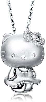 Collier pendentif chat en argent sterling 925 cadeau d'anniversaire saint valentin d'anniversaire pour femmes. Besoin de dépenser moins sans renoncer à la qualité ? DIAYTAR COTE D'IVOIRE  est là pour vous ! Explorez notre catalogue en ligne et découvrez une multitude de produits discount pour la maison, l'électroménager, l'informatique et la mode, qui répondront à tous vos besoins tout en respectant votre budget.