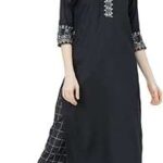 Kurta trapèze pour femme | kurti kameez prêt à porter costume traditionnel décontracté et formel. Cherchez-vous des produits de qualité à des prix abordables ? Ne cherchez plus ! DIAYTAR COTE D'IVOIRE  propose une sélection diversifiée de produits discount allant des articles ménagers aux produits high-tech, le tout à des prix défiant toute concurrence. N'attendez plus pour faire votre shopping malin.