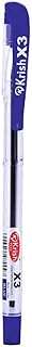 Stylo à bille krish x3 (07 bleu) 1 stylo. DIAYTAR COTE D'IVOIRE  - Votre destination en ligne pour des offres discount sur tout ! Parcourez notre vaste sélection de produits pour équiper votre maison avec des électroménagers, des articles de mode tendance et même des gadgets technologiques, le tout à des prix incroyables. Ne manquez pas nos super promotions et économisez dès aujourd'hui !