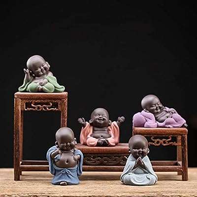 Kingzhuo a collection cutie 5 bouddha souriant statue de rieur moine. DIAYTAR COTE D'IVOIRE, votre destination en ligne pour des achats malins. Parcourez notre vaste sélection de produits discount allant de la maison à l'électronique en passant par la mode et l'informatique. Ne sacrifiez pas la qualité pour le prix lorsque vous pouvez avoir les deux chez nous.