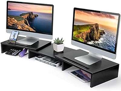 Support double écran thumens accessoires de bureau réglables en hauteur et en angle support pour ordinateur. Votre satisfaction et votre budget sont nos priorités chez DIAYTAR COTE D'IVOIRE, la boutique en ligne où vous trouverez tout ce dont vous avez besoin à prix mini. Explorez notre vaste sélection de produits discount, des articles pour la maison aux accessoires high-tech en passant par les dernières tendances en mode. Profitez de nos offres exceptionnelles et faites des économies en toute confiance !