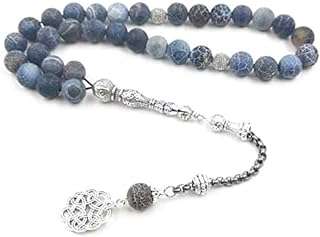 Masbaha en pierre naturelle d'agate bleue 33 45 66 99 chapelet pour la prière. Trouvez tout ce dont vous avez besoin à des prix incroyables sur DIAYTAR COTE D'IVOIRE  ! Notre large gamme de produits discount comprend des articles pour la maison, de l'électroménager à l'informatique en passant par la mode et les gadgets de pointe. Explorez nos offres variées et redécorez votre espace avec style, équipez-vous des dernières technologies, ou mettez à jour votre garde-robe sans vous ruiner. Profitez de la commodité de nos achats en ligne avec des options de livraison rapides et fiables !