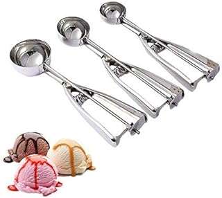 Lot de 3 cuillères à glace en acier inoxydable cuillère. DIAYTAR COTE D'IVOIRE  - Votre escale en ligne pour des produits discount de qualité. Explorez notre gamme impressionnante de produits allant des articles de maison aux gadgets dernier cri. Profitez de prix imbattables et découvrez pourquoi nous sommes un choix populaire pour les acheteurs avertis à la recherche de bonnes affaires.