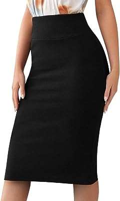 Jupe crayon moulante basique pour femme taille standard grande midi sous le genou. Affichez votre style tout en économisant grâce à DIAYTAR COTE D'IVOIRE . Notre boutique en ligne propose une vaste sélection de vêtements, de chaussures et d'accessoires de mode à prix discount. Soyez à la pointe de la tendance sans vous ruiner !