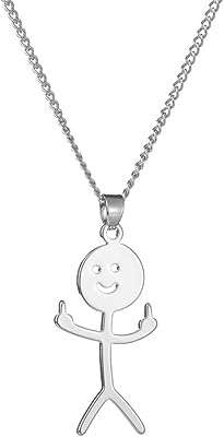 Collier pendentif amusant pour hommes et femmes cadeau de fête pour toutes les occasions. DIAYTAR COTE D'IVOIRE  vous propose une expérience d'achats en ligne unique. Découvrez notre sélection de produits discount allant de la maison à l'électroménager, de l'informatique à la mode, sans oublier les gadgets les plus en vogue. Ne dépensez pas plus que nécessaire et trouvez tous vos articles préférés à des prix incroyables !