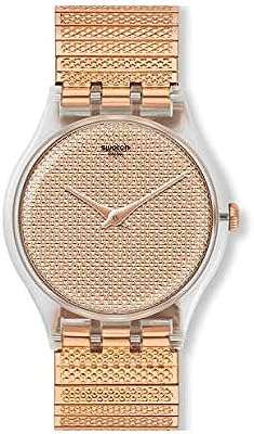 Montre swatch suok134a ronde analogique en acier inoxydable pour femme  . Découvrez DIAYTAR COTE D'IVOIRE, votre boutique en ligne incontournable pour des affaires discount. Profitez de nos multiples catégories allant des articles pour la maison aux gadgets dernier cri, en passant par la mode à petits prix. Faites-vous plaisir sans vous ruiner avec notre sélection variée !