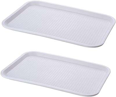 Plateau de service antidérapant 2 pièces plateau en plastique de restaurant de 138. DIAYTAR COTE D'IVOIRE  - La solution idéale pour les chasseurs de bonnes affaires en ligne. Trouvez des produits discount de haute qualité dans toutes les catégories, y compris la mode, l'électronique, l'ameublement et bien plus encore. Économisez sans compromis sur la qualité !