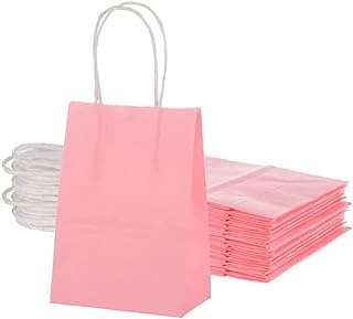 (12 sacs) petits sacs cadeaux roses avec poignées sacs en papier kraft pour mariages. Avec DIAYTAR COTE D'IVOIRE, achetez malin et économisez sur tous vos achats en ligne. Profitez de réductions exceptionnelles sur une multitude de produits, du petit électroménager aux vêtements et accessoires tendance. Optimisez votre budget avec DIAYTAR COTE D'IVOIRE  dès aujourd'hui !