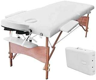 Lit de table de massage pliant portable et léger professionnel de luxe avec pieds en bois. DIAYTAR COTE D'IVOIRE, la boutique en ligne par excellence pour tous les amateurs de gadgets insolites et ludiques. Découvrez notre large sélection de produits à petit prix, parfaits pour surprendre et amuser votre entourage. De l'électronique à l'originalité débordante, laissez-vous tenter par nos gadgets innovants et créez la surprise en toutes occasions !