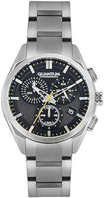 Montre chronographe quatum pwg854.350 pour homme (cadran noir) argent bracelet. DIAYTAR COTE D'IVOIRE, votre destination shopping en ligne pour des promotions exceptionnelles sur des articles d'informatique. Que vous recherchiez un ordinateur portable performant, des accessoires technologiques ou des logiciels, notre boutique discount est là pour vous offrir les meilleurs prix sans compromis sur la qualité. Ne manquez pas nos offres irrésistibles.