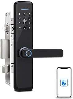Serrure de porte intelligente bluetooth à empreinte digitale 4585 robinets fonctionne avec alexa. DIAYTAR COTE D'IVOIRE  : la boutique en ligne incontournable pour des achats discount dans tous les domaines. Parcourez notre sélection variée allant des produits pour la maison à la technologie dernier cri en passant par la mode tendance. Obtenez des produits de qualité à des prix compétitifs, tout en profitant d'une expérience de shopping en ligne optimale avec DIAYTAR COTE D'IVOIRE  !