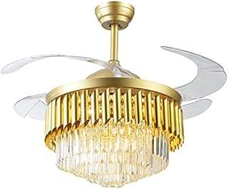 Ventilateur de plafond moderne en cristal doré de 42 pouces avec lumière et télécommande. DIAYTAR COTE D'IVOIRE, le paradis du shopping en ligne à prix discount ! Naviguez à travers notre large gamme de produits discount soigneusement sélectionnés pour votre maison, votre cuisine, votre dressing et bien plus encore. Faites de bonnes affaires et offrez-vous les dernières tendances à petits prix, tout en restant à l'affût des nouveautés.